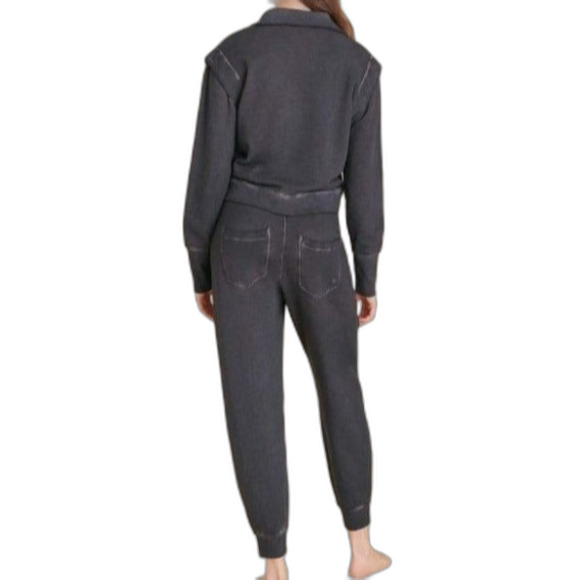 Veronica Beard Preslee cotton sweatpants - charcoal size S - Picture 2 of 9